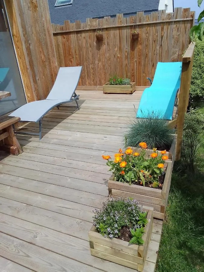 Tiny House Dans Jardin Arbore Perros-Guirec France